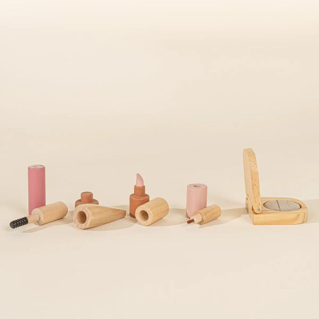 cocovillage wooden beauty set pretend play wood toys