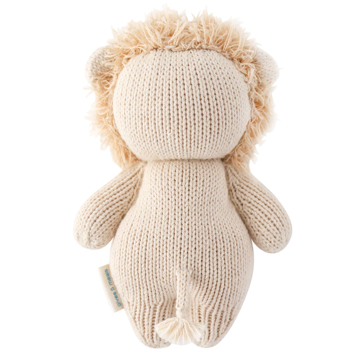 With soft fur and a kind face, the Cuddle + Kind Baby Lion is a must-have stuffed animal