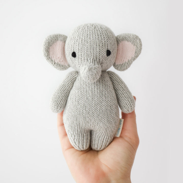 This Cuddle + Kind Baby Elephant is a lovable, long-eared classic among stuffed animals