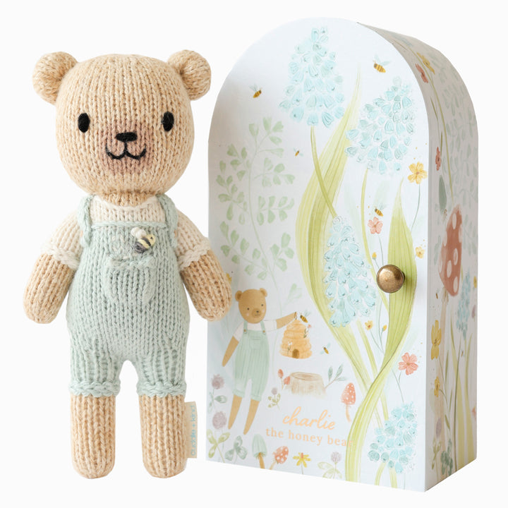 Cuddle + Kind Charlie the Honey Bear tiny stuffed animal collection