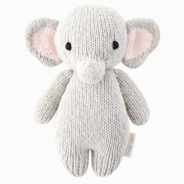 Gentle and sweet, the Baby Elephant from Cuddle + Kind fits right into any plushies lineup