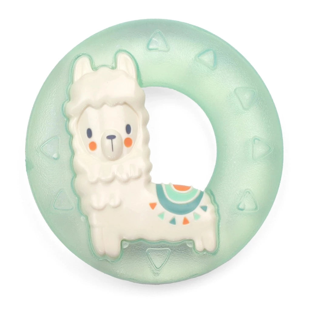 Itzy Ritzy Llama cold teething ring for soothing relief