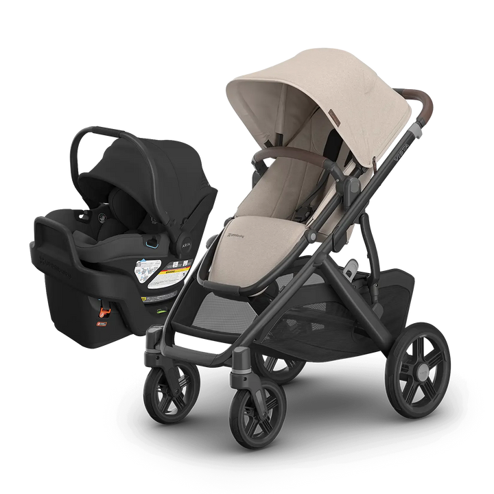 UPPAbaby Vista V3 Declan with Aria V2 Jake — stroller and infant car seat travel system declan and jake