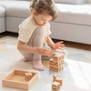 Tiny Land® Wooden Alphabet Blocks, wooden blocks