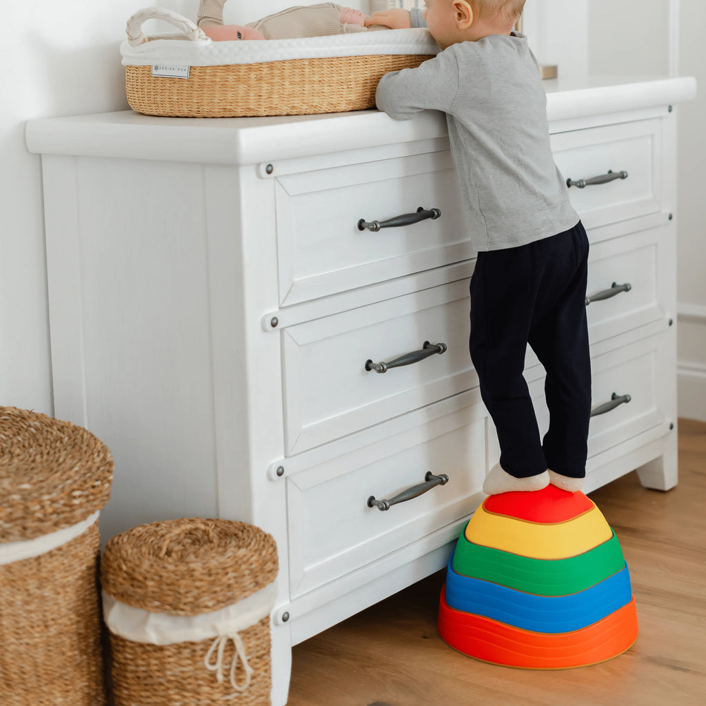 Tiny Land® Rainbow Color Stepping Stones  montessori toys for 1 year old