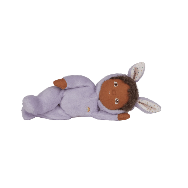 Perfectly posed for playtime, Olli Ella Dinky Dinkums Dolls Ð Babs Bunny Ð Purple appears as a cute plush kids instantly adore.