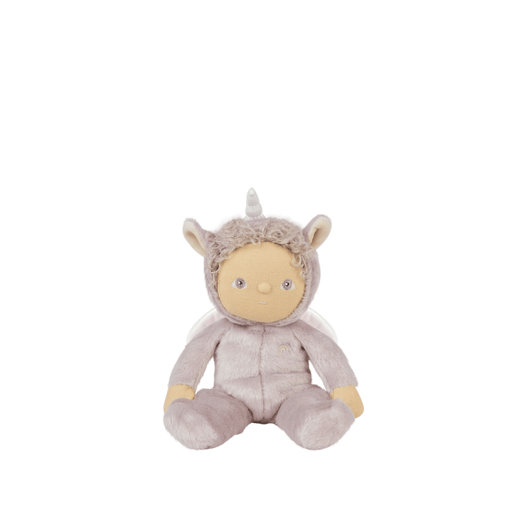 Dinkum Dolls Dinky Dinkums Uma Unicorn lilac plush doll with silver horn