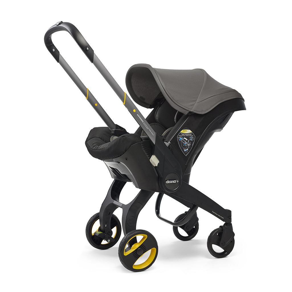 Doona Stroller and Car seat in Grey hound baby essentials