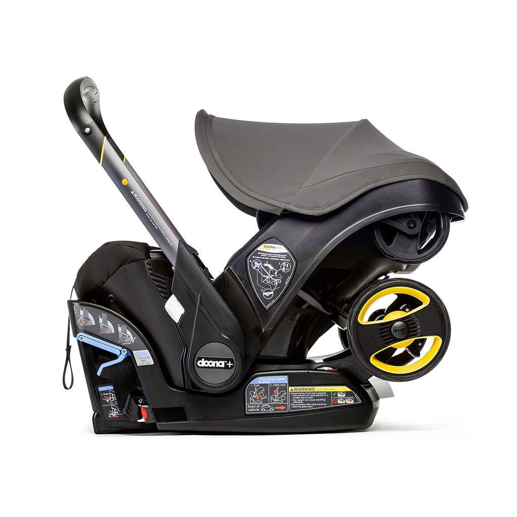 Side view of the doona car seat 