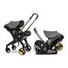 Two modes of doona car seat and Stroller duo in the color grey Hound
