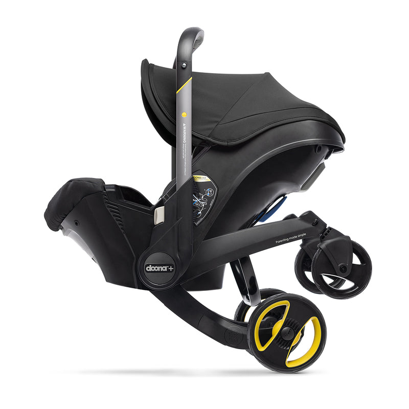 nitro black doona stroller with newborn car seat