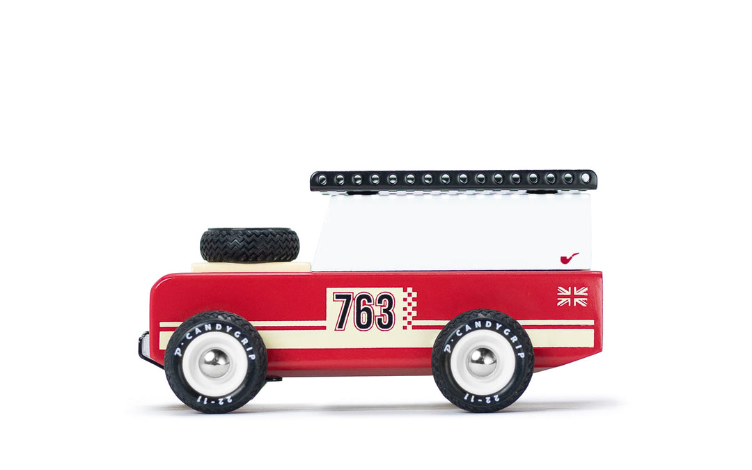 Plantoys Drifter Nigel appears in a bold side view, offering kids a modern take on A toy car for imaginative play.