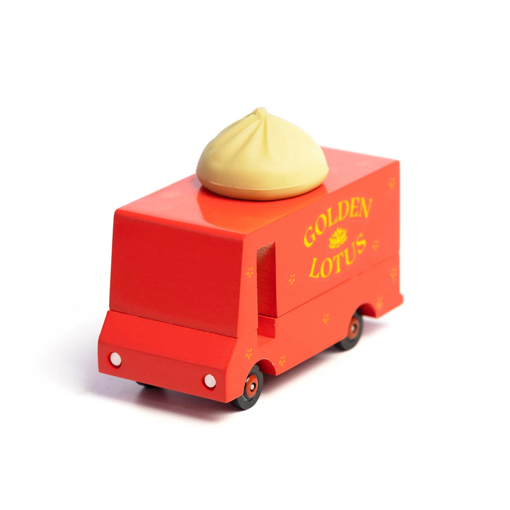candylab dumpling van wooden toy car