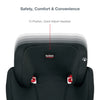 Britax duk black skyline belt positioning kids booster seat