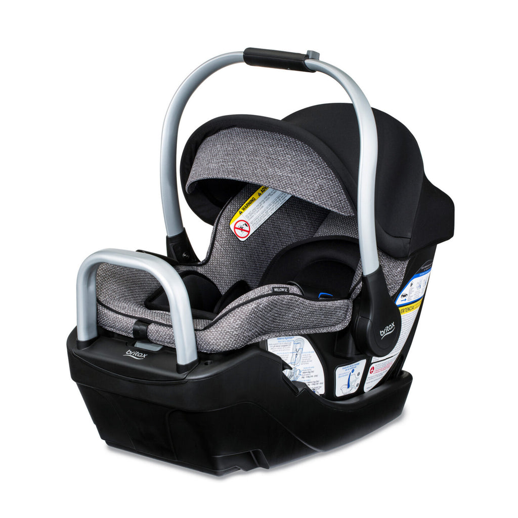 willow sc infant car seat by britax pindot onyx