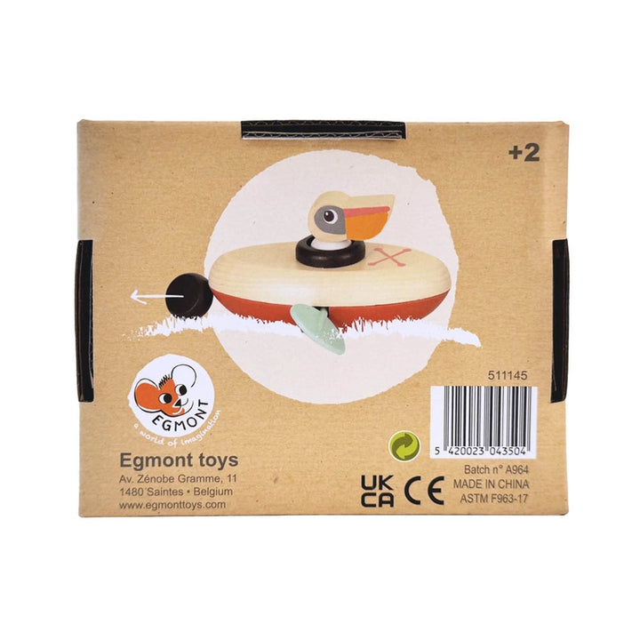 Cute and durable, the Egmont Clockwork Water Pelican bath toys for kids keep little ones engaged in the tub.