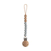 Eva pacifier clips from Mushi in stone