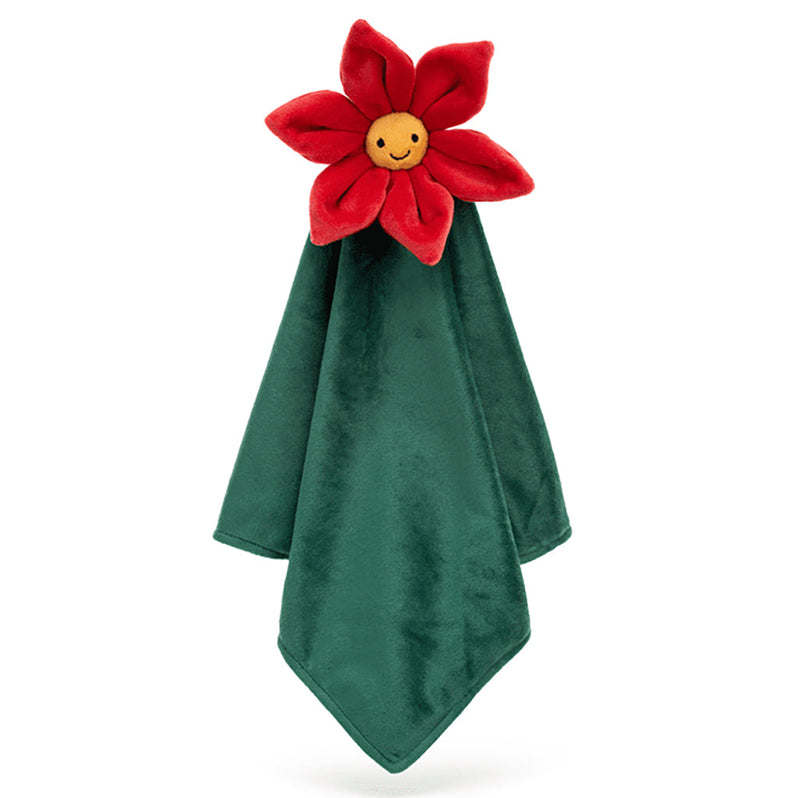 Jellycat pluhs poinsetta fleury soother