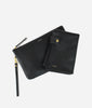 Fawn Design Changing Clutch Bag in Matte Black with Matching Faux leather Changing mat 