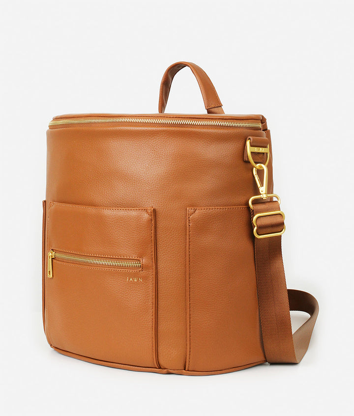 Fawn Design The Original Diaper Bag in Brown combining style comfort and ease
