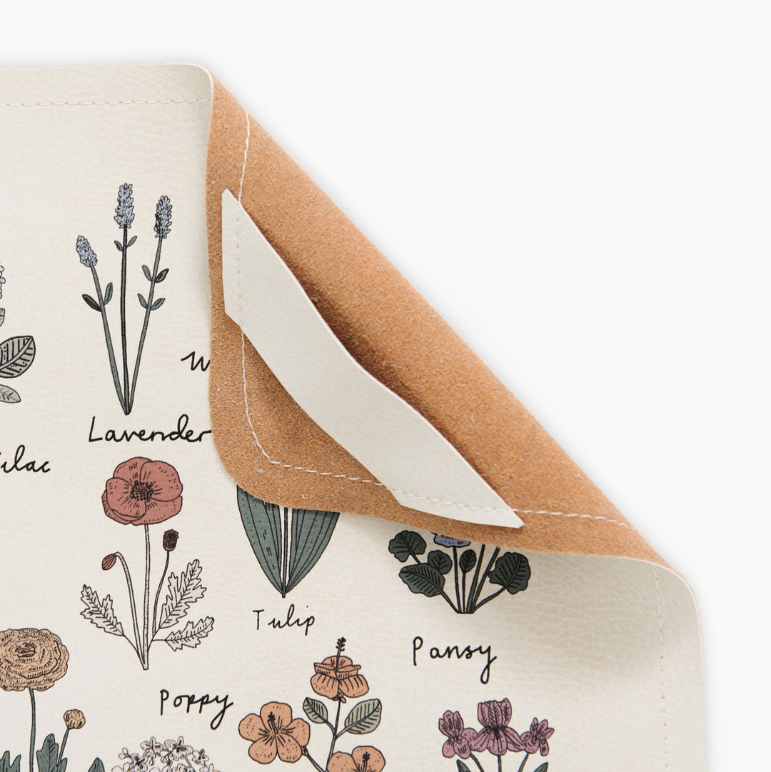 Gathre leather flower wall tapestry 