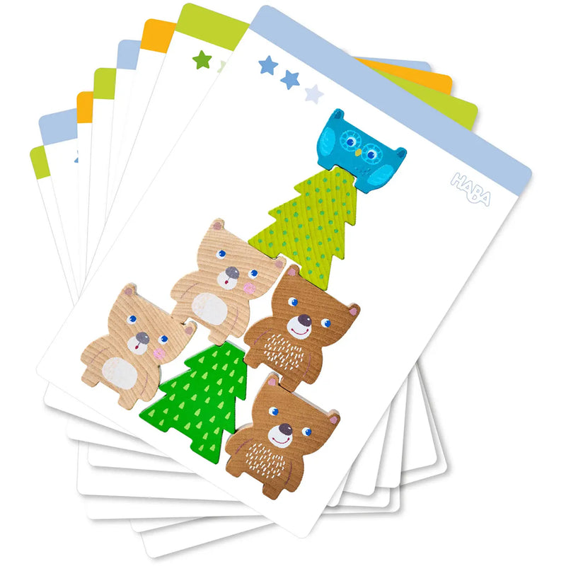 haba sorting and stacking toysflashcards