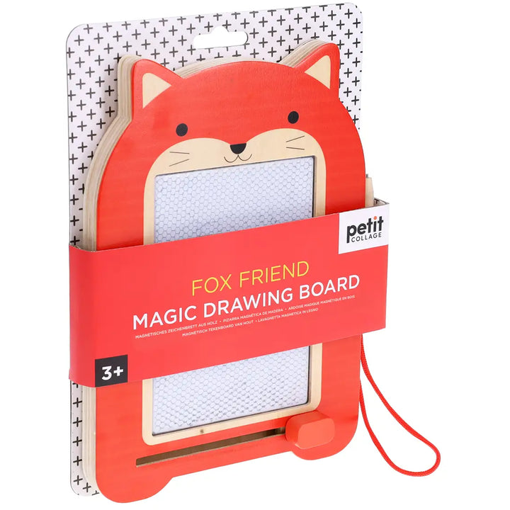 petit collage magic drawing board fox