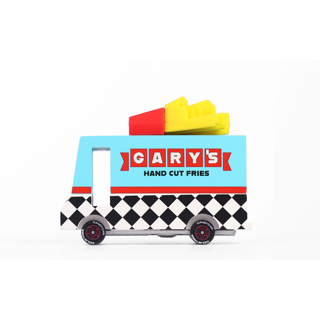 Unique wooden car toy for kids, handcrafted for imaginative play.