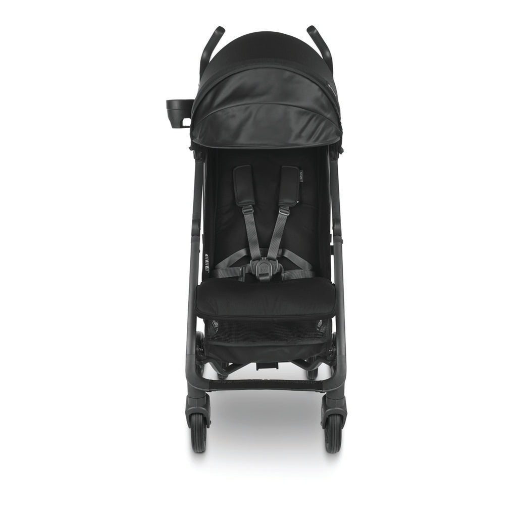 Front View of the uppababy Gluxe stroller in the color Jake 