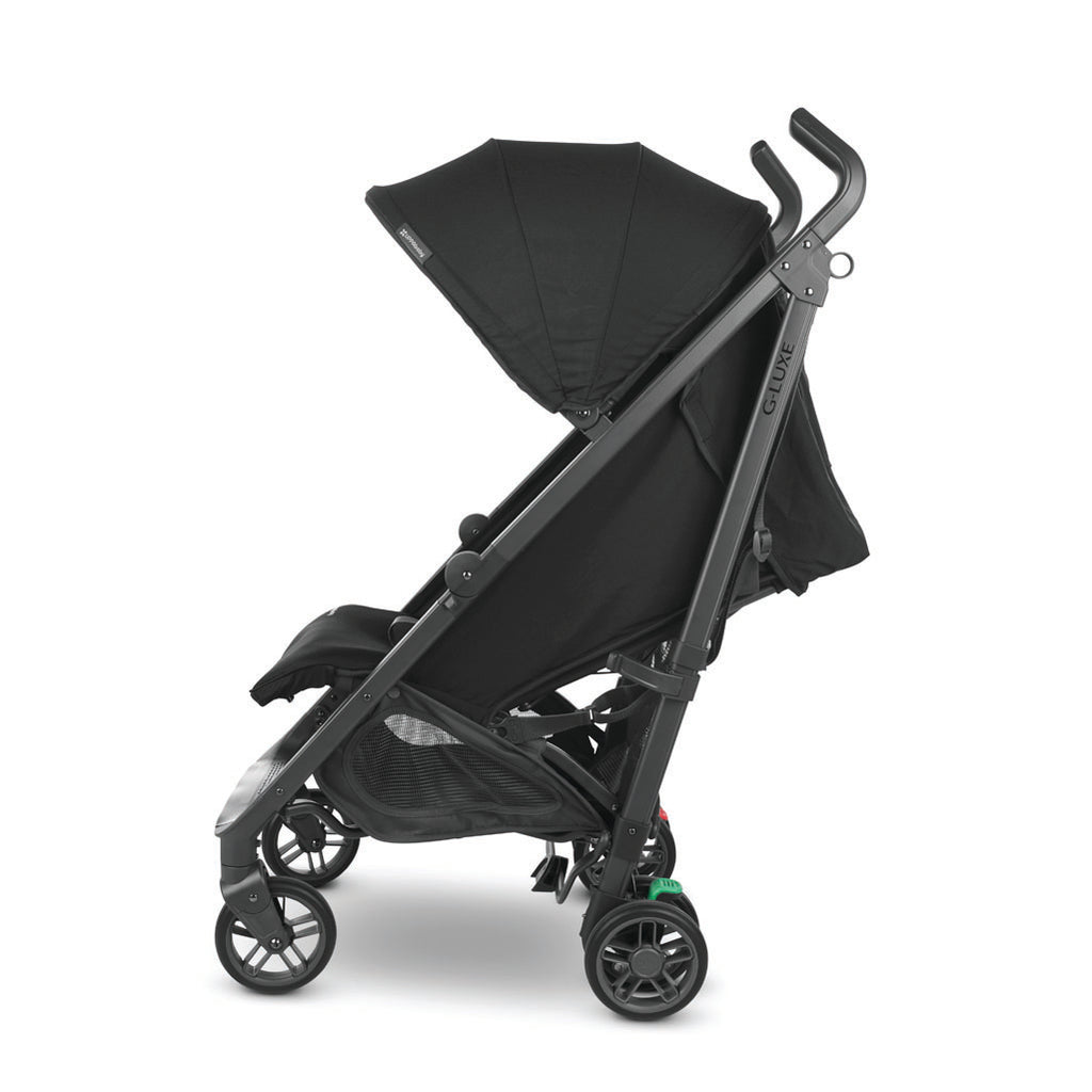 Side view of the Gluxe Stroller in the color Jake by Uppababy