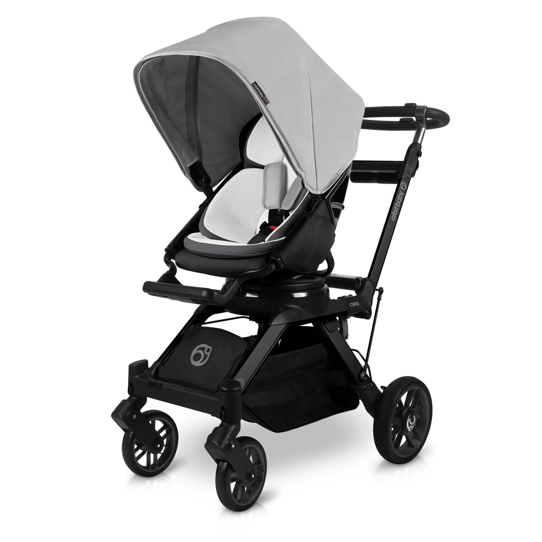 Orbit baby stroller canopy in fog shop Lightweight stroller travel system accessory 