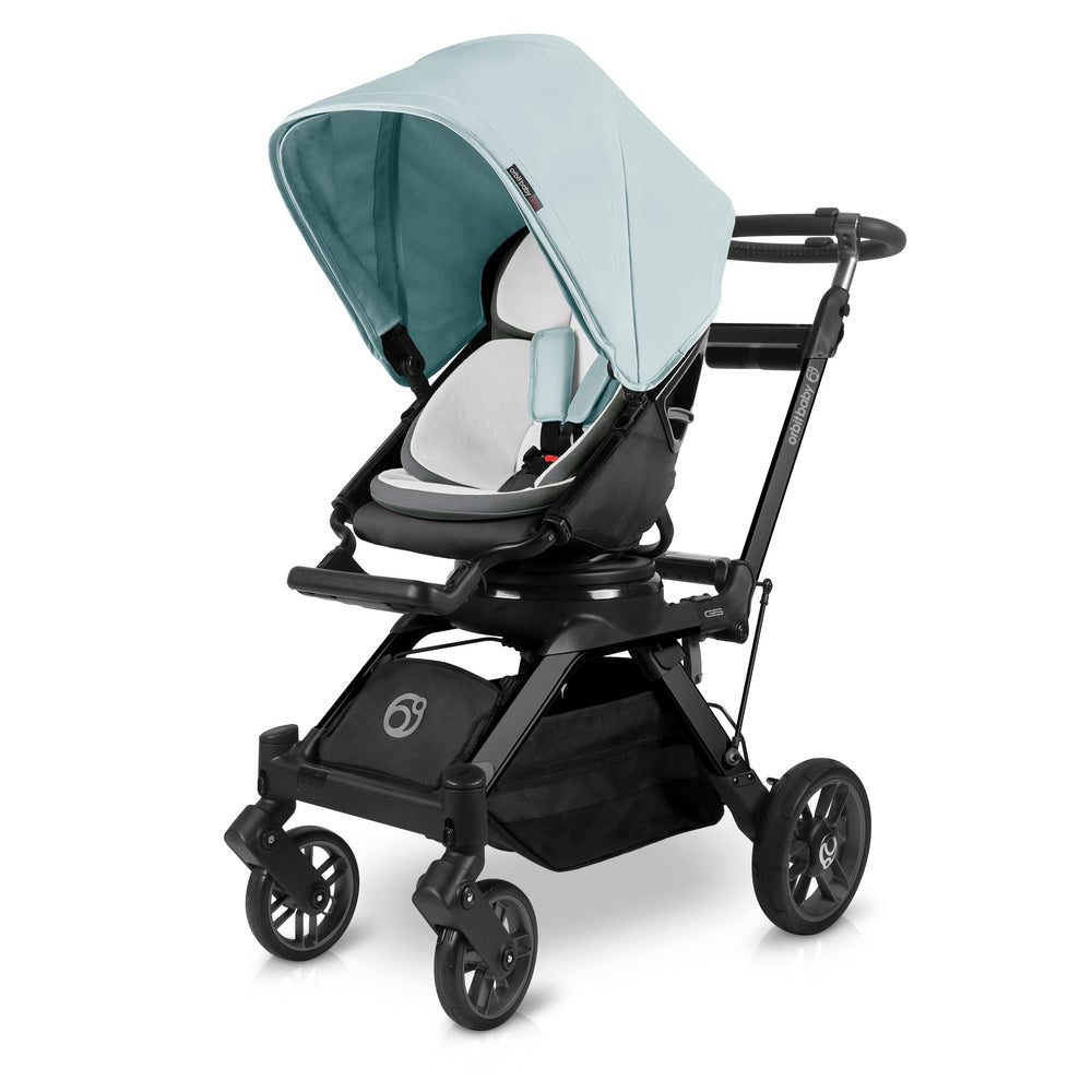 Orbit baby stroller canopy in surf spray best travel stroller with large canopy