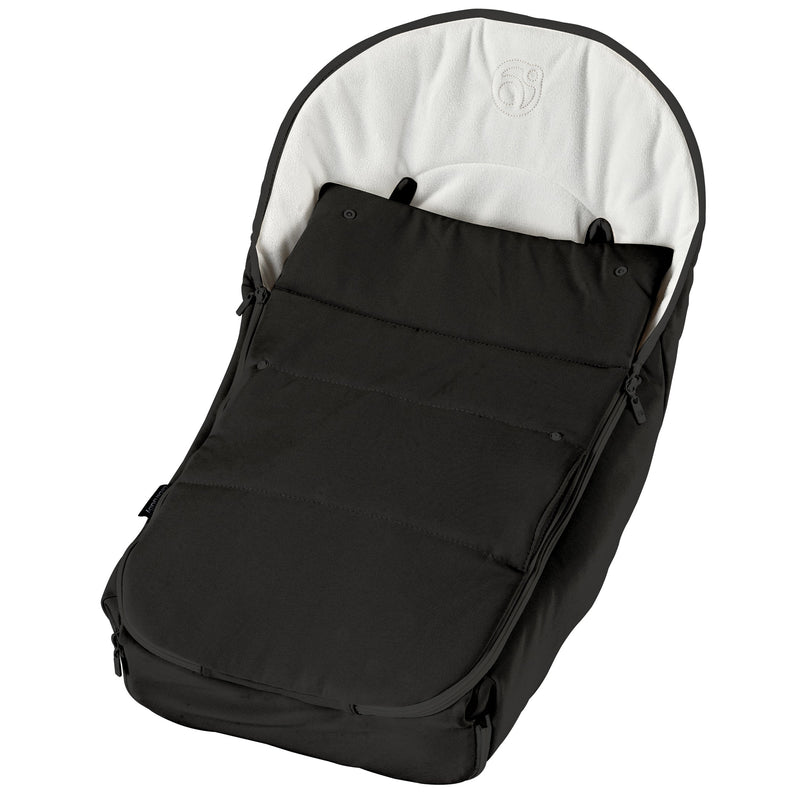 Orbit baby stroller footmuff in black Stroller weather cover 
