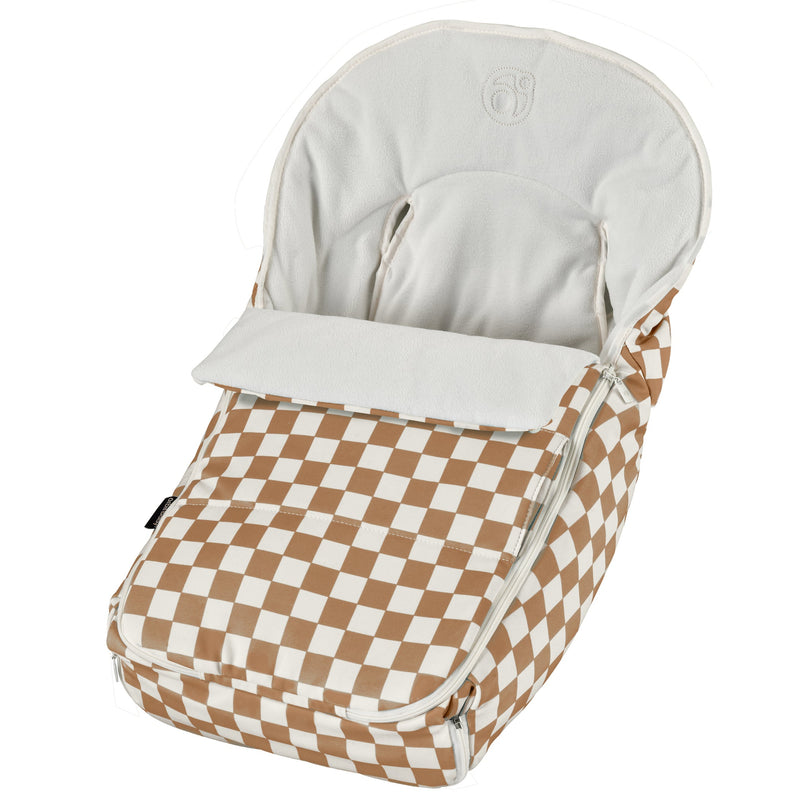 Orbit baby stroller footmuff in Chestnut Check footmuff stroller universal