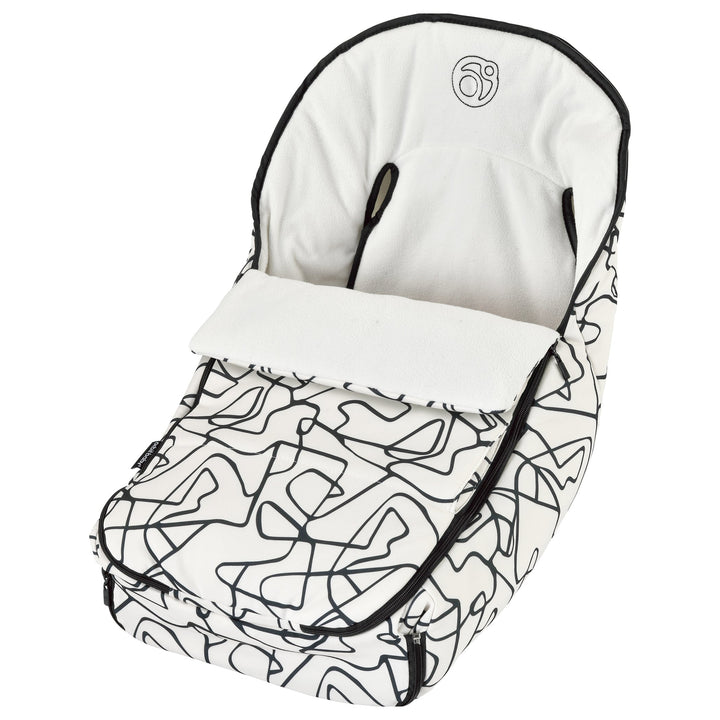 shop Orbit baby stroller footmuff in  squiggle best stroller footmuff