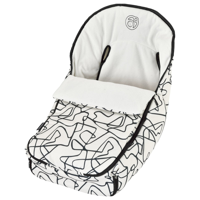 shop Orbit baby stroller footmuff in  squiggle best stroller footmuff