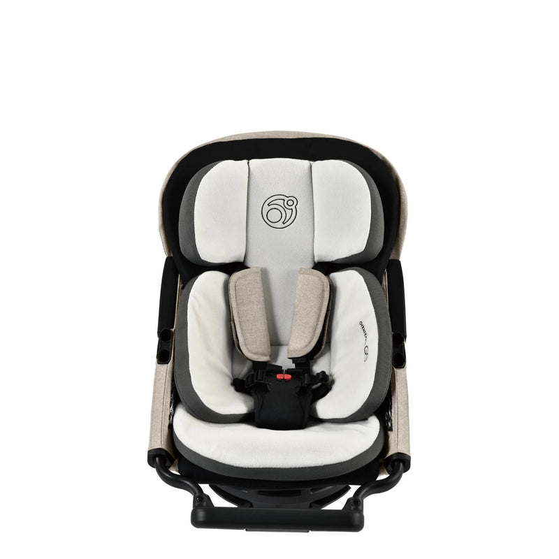 Side profile of Orbit Baby G5 Stroller Seat Melange Flax ideal for a stylish toddler stroller experience.