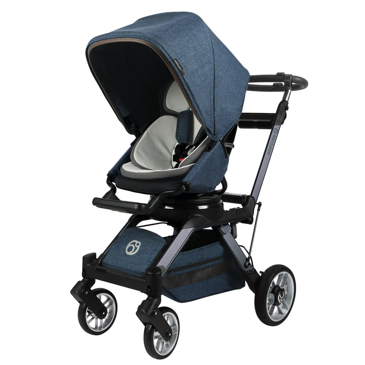 Orbit Baby G5 Stroller melange navy infant car seat and stroller combo
