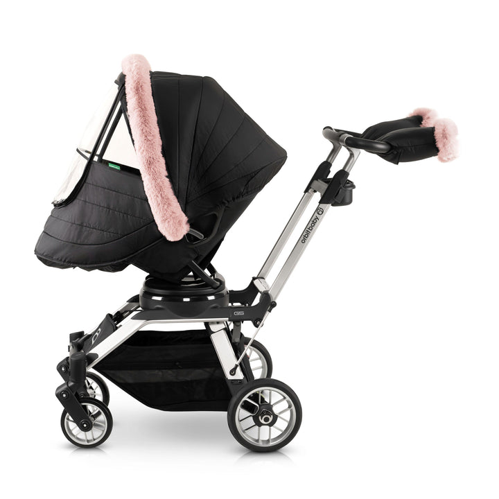 Orbit Baby G5 pink Stroller Winter Kit for cizy baby in wintertime 