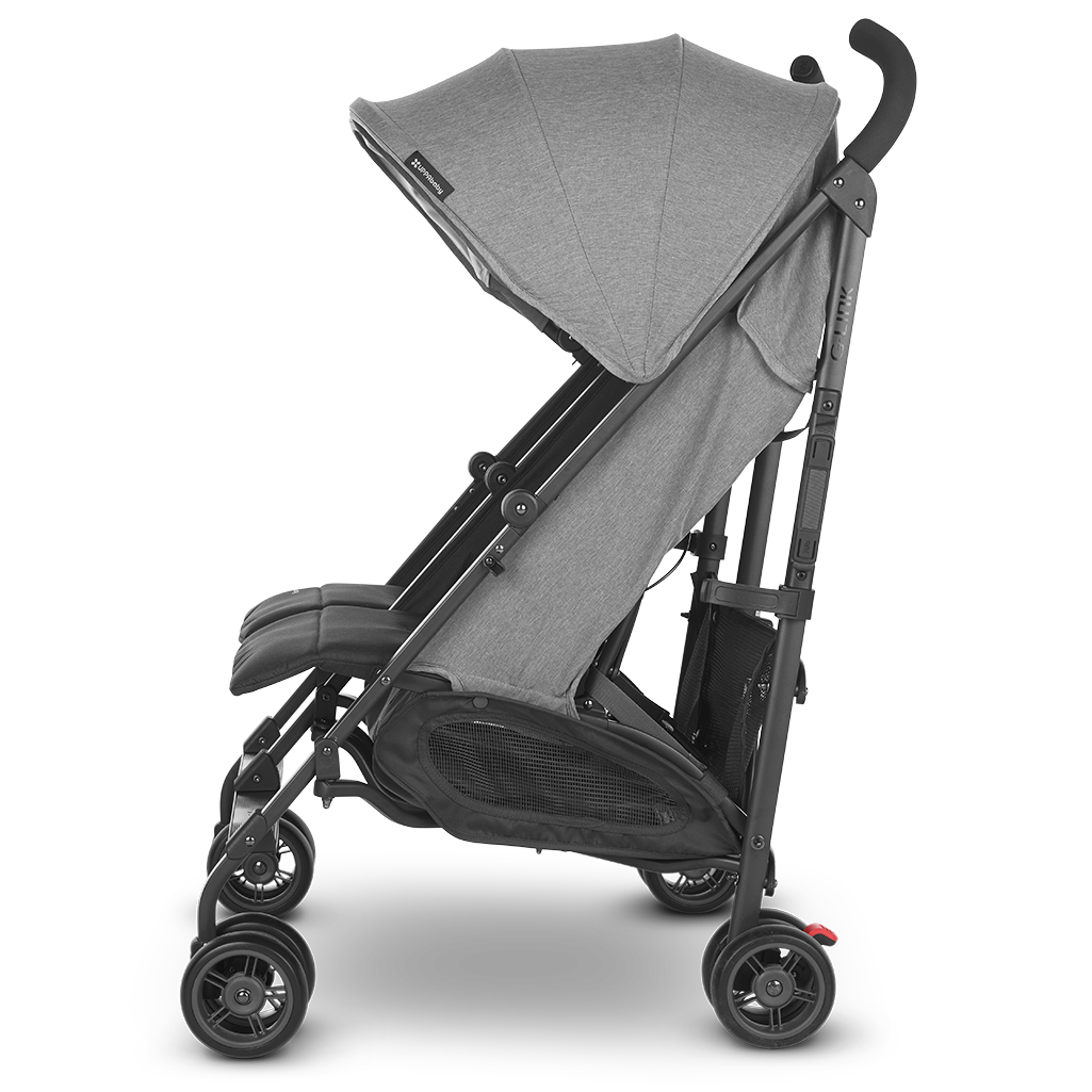 Uppa baby glink 2 double stroller in gray