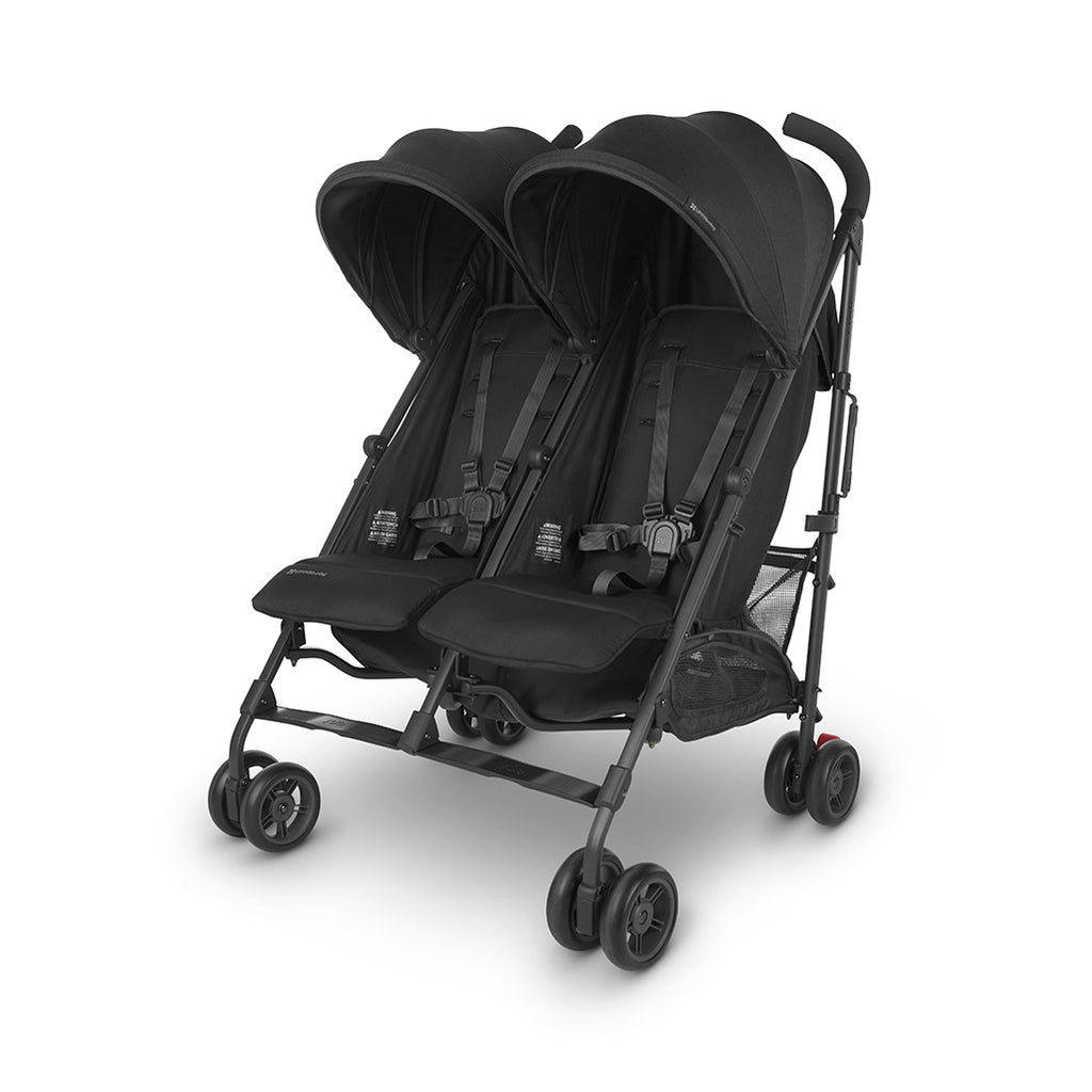 uppababy g-link twin stroller in jake