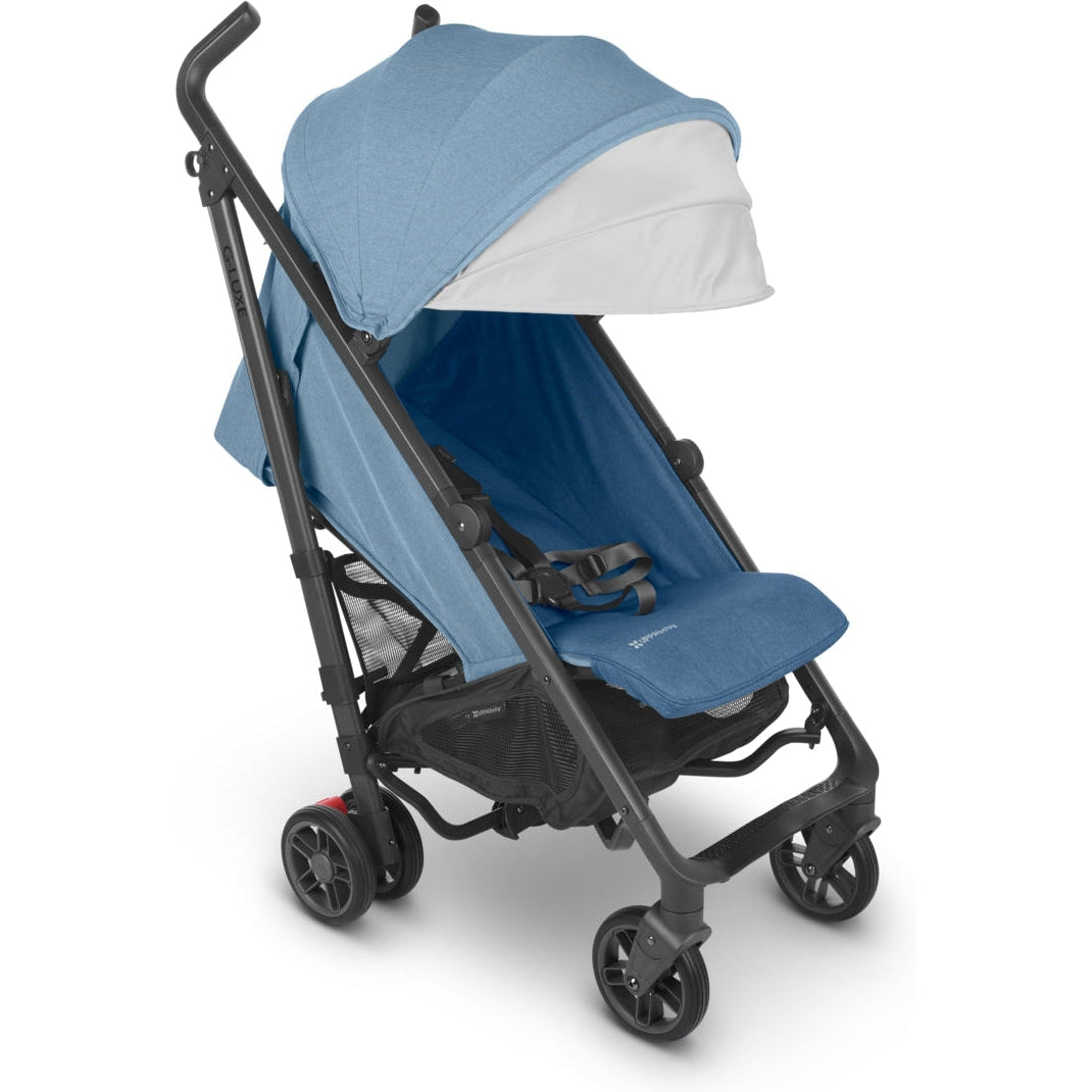 uppababy g luxe red UPPAbaby G-Luxe Stroller – Greyson (Charcoal mélange/Carbon)