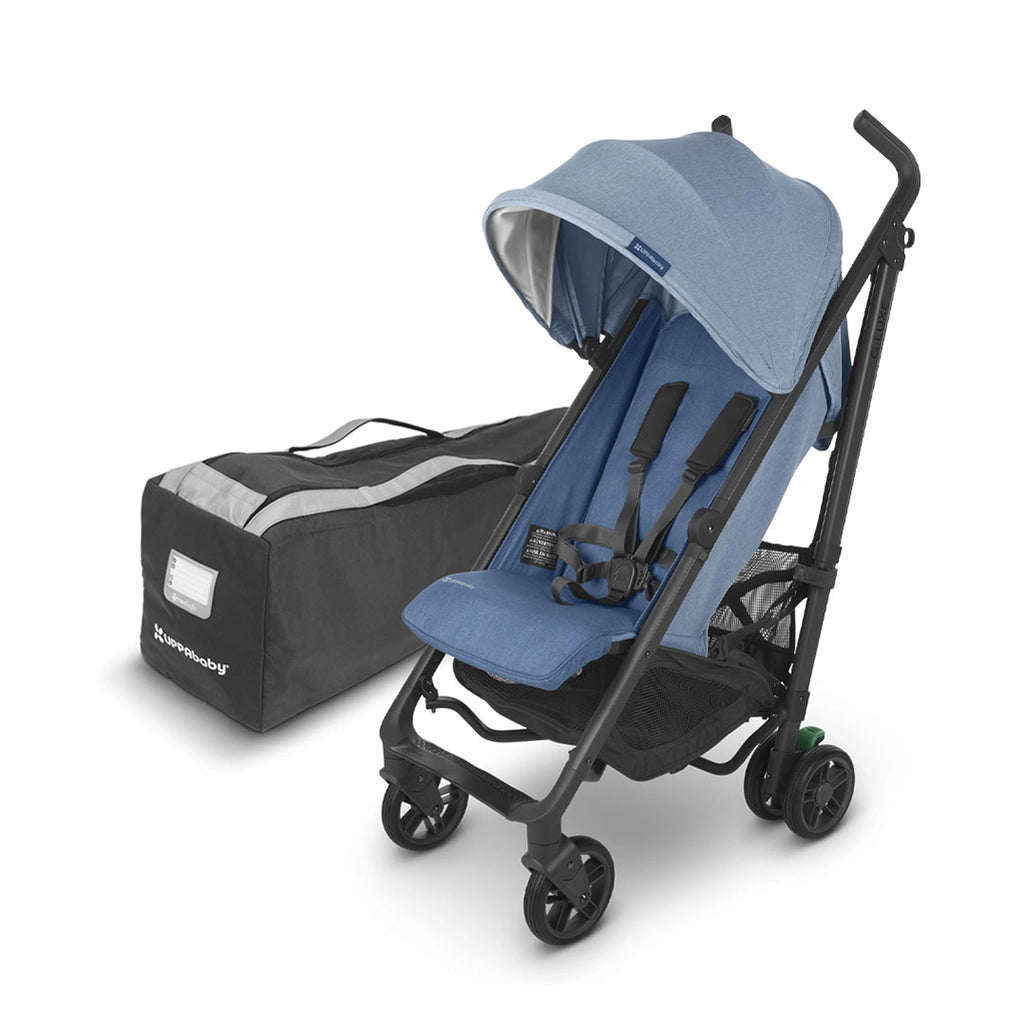 GLUXE by UPPAbaby in the color Charlotte with travel bag 