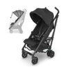 Uppababy Gluxe Stroller in Jake with Rain Shield Attachment