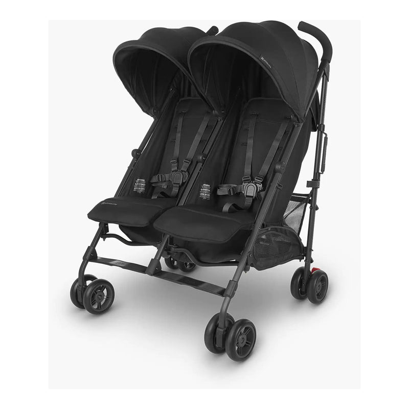 uppa baby glink 2 stroller double in jake black