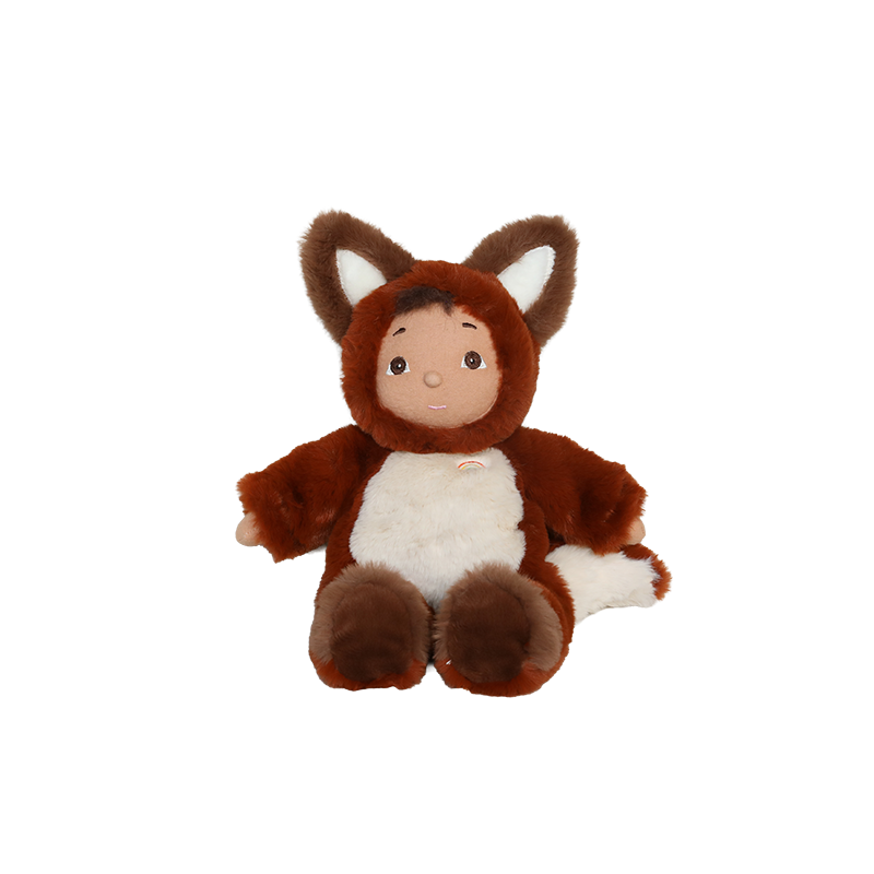 Designed for snuggles and play, the Olli Ella Cozy Day Dinkum Ð Freddie Fox is a soft stuffed toy that brings comfort, character, and cozy moments to kidsÕ days