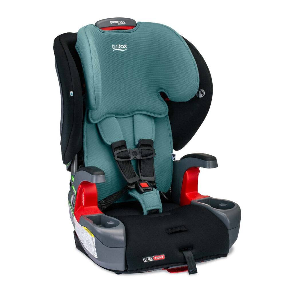 Britax Grow With You Harness-2-Booster in Contour Green, an adjustable Britax one4life car seat option.