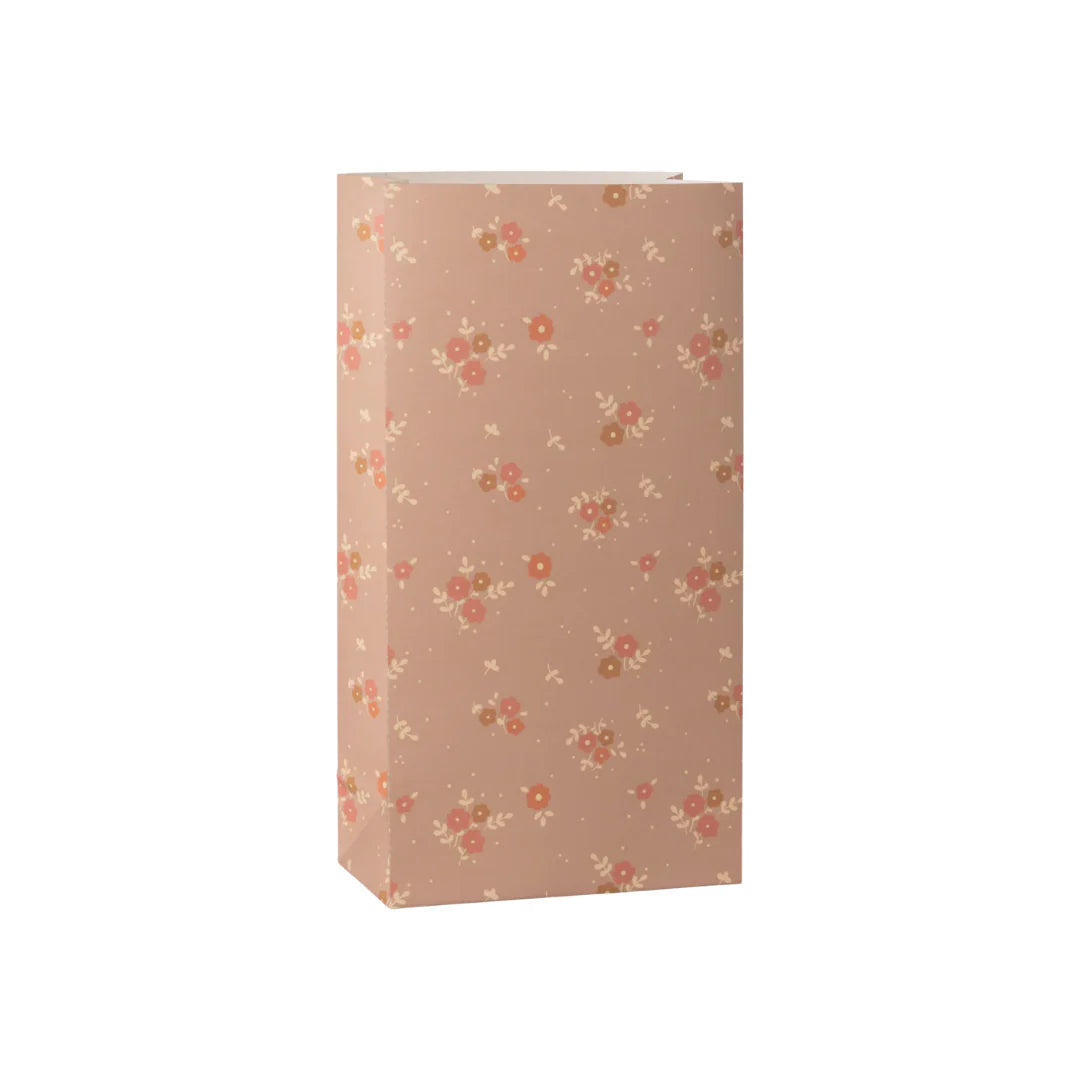 Maileg Medium Gift Bag Michette – medium-size Maileg gift bag in Michette floral print, front view