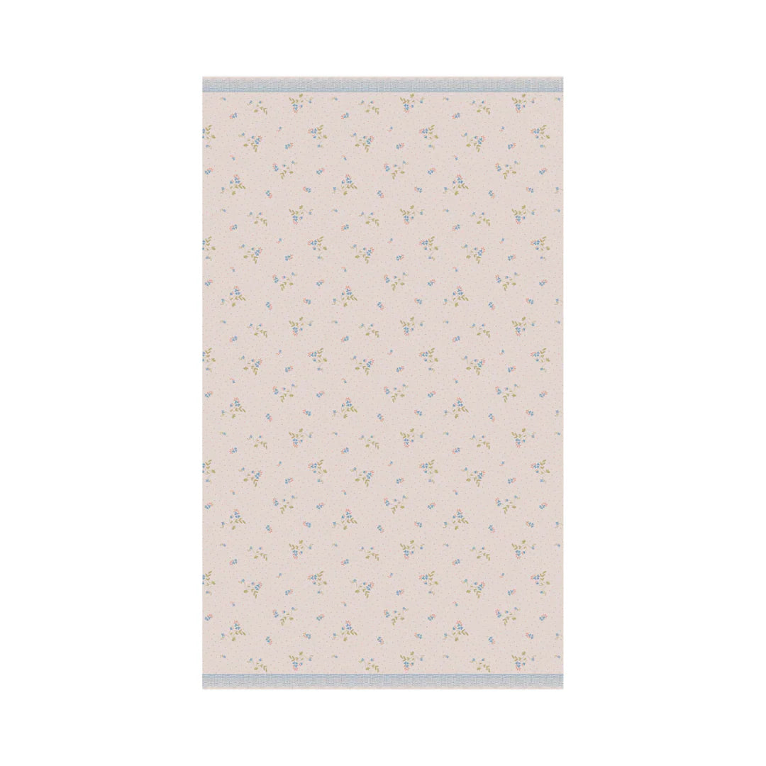 Maileg Gift Wrap Roll Bae Blue – Maileg wrapping paper roll in Bae Blue print, shown unrolled