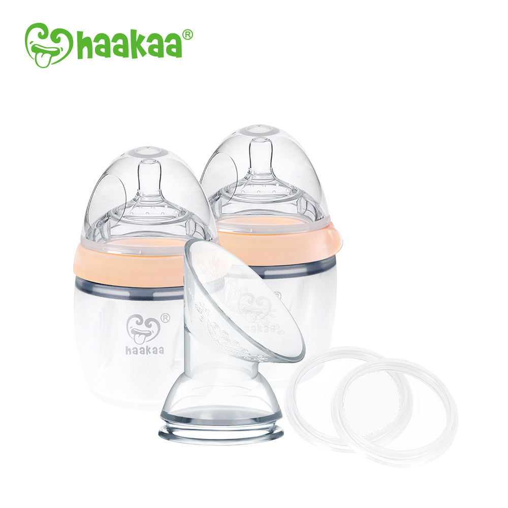 Haakaa Gen 3 Silicone breast pump and baby bottles